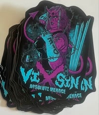 SEI OZAWA X ABSOLUTE MENACE STICKERS 'PURPLE & BLUE'