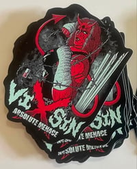SEI OZAWA X ABSOLUTE MENACE STICKERS 'RED & BLACK