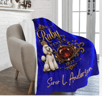Image 2 of Ruby Member Travel Blanket (3 Sizes)