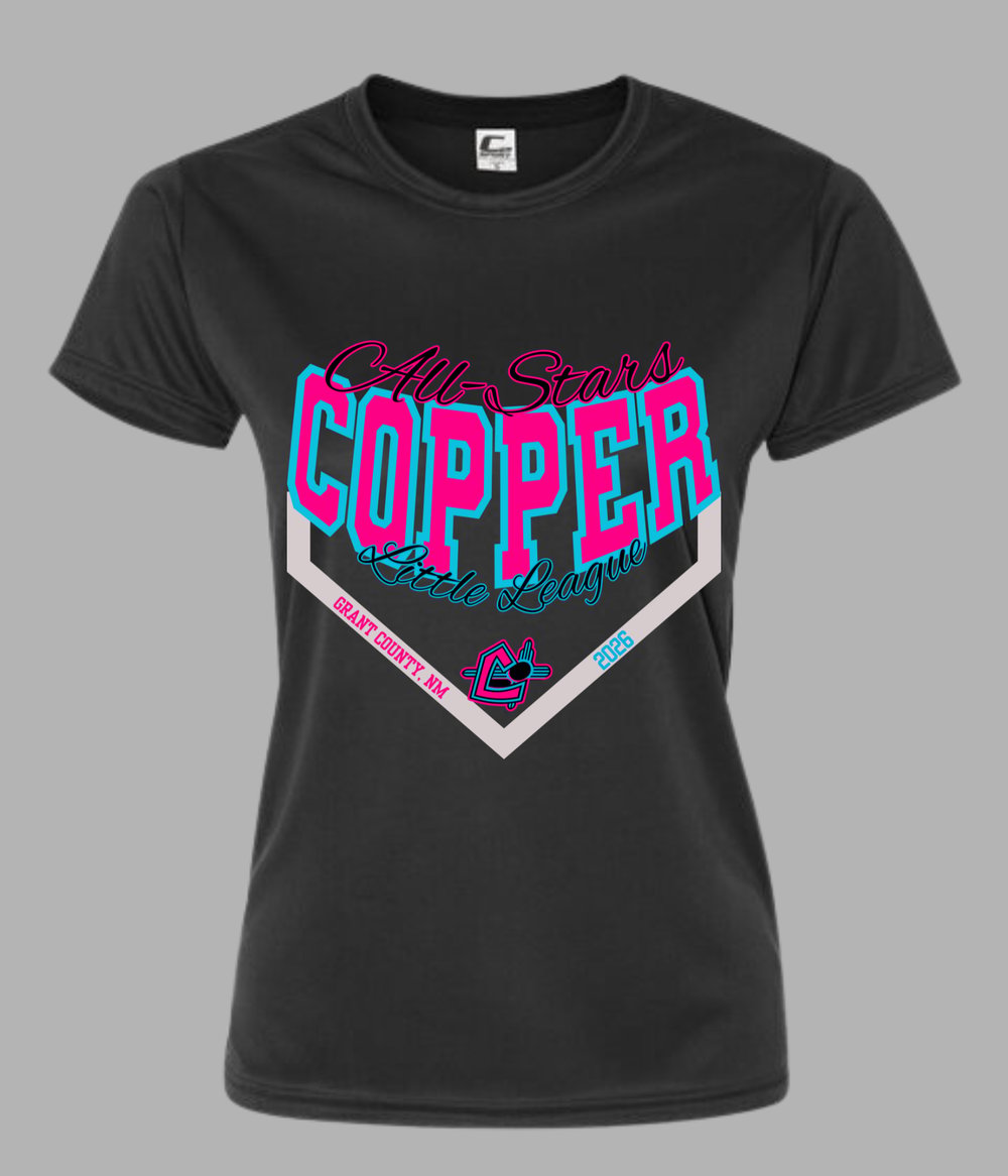 Image of Womens Black dri-fit shirt
