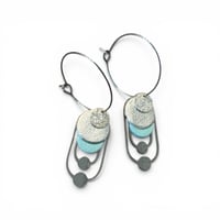Image 3 of Boucles Moana - Argent / Ice Mint