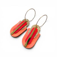 Image 2 of Boucles Kaly - Doré / Pêche 