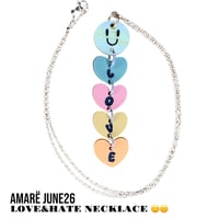 Image 1 of LOVE AND HATE NECKLACE 🙂☹️