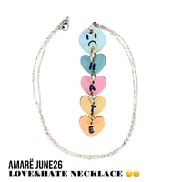 Image 2 of LOVE AND HATE NECKLACE 🙂☹️