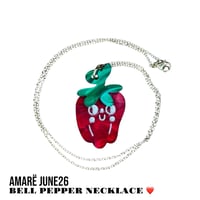 Image 1 of BELL PEPPER NECKLACE 💛❤️