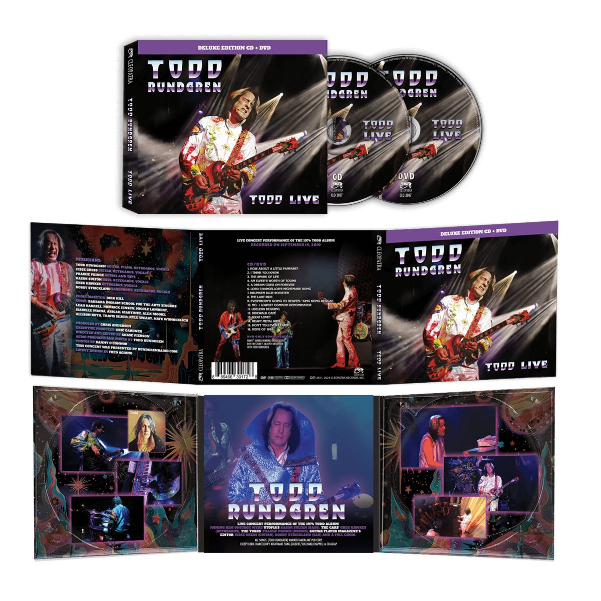 TODD RUNDGREN - Todd Live (CD + DVD) | Stormspell Records Store
