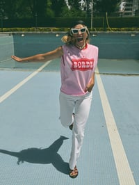 Image 1 of CAMI CHICA BORDE ROSA 