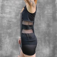 Image 3 of ANAKONDA DRESS | SUEDINE & MESH VERSION