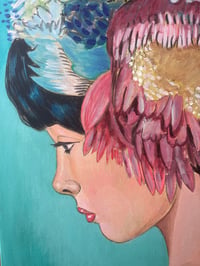Image 3 of "Florecer exige pasar por todas las estaciones" Pintura de Javier Molinero (Bruto)