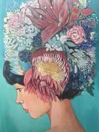 Image 5 of "Florecer exige pasar por todas las estaciones" Pintura de Javier Molinero (Bruto)