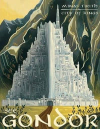 Lienzo Tolkien Gondor