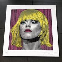 Image 1 of DEBBIE HARRY... Parallel Lines • Hand Coloured Screen Print