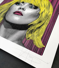 Image 2 of DEBBIE HARRY... Parallel Lines • Hand Coloured Screen Print
