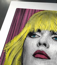 Image 3 of DEBBIE HARRY... Parallel Lines • Hand Coloured Screen Print