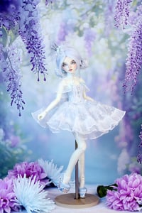 Image 2 of MSD MiniFee doll blue dress