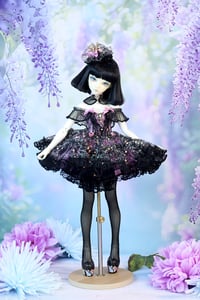 Image 1 of MSD MiniFee doll pink-black dress