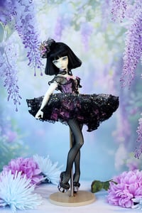 Image 2 of MSD MiniFee doll pink-black dress