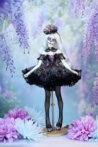 Image 3 of MSD MiniFee doll pink-black dress