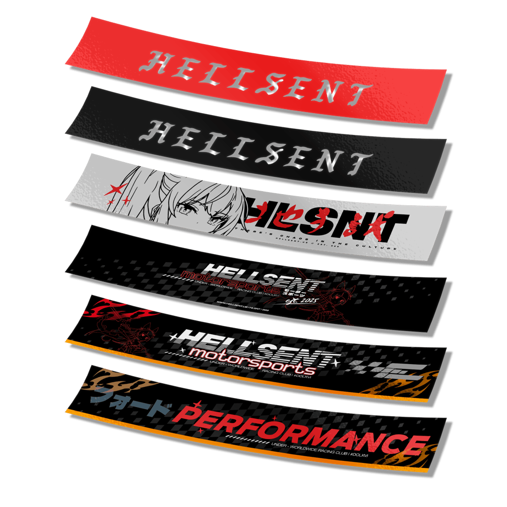 Image of Hellsent Windshield Banners