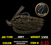Image 14 of Weedless Arky Jig (Choose From Various Colors and Weights)
