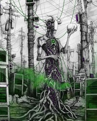 Image 3 of "The Administrator of the Machine God" - Fine Art Print