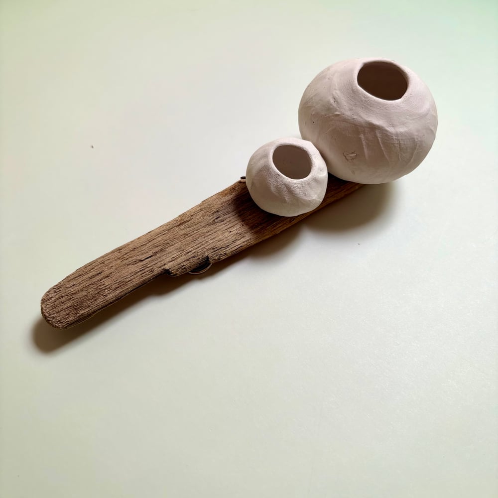 Image of Duo pinch pot wall piece