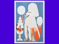 Image 1 of RISOPRINT Blue Poodle