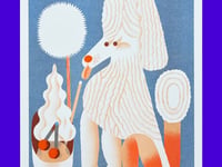 Image 2 of RISOPRINT Blue Poodle