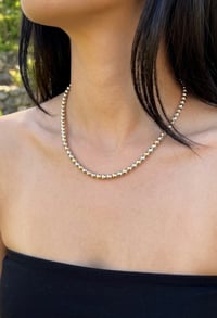 Image 5 of Mixed Metals Silver And Gold Necklace 