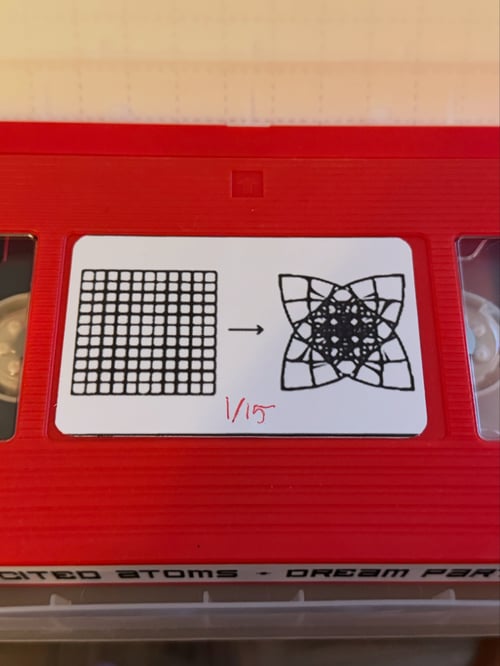 Image of Excited Atoms / Dream Particles RED VHS Tape