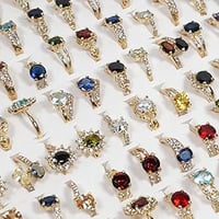 Birthstone rings 