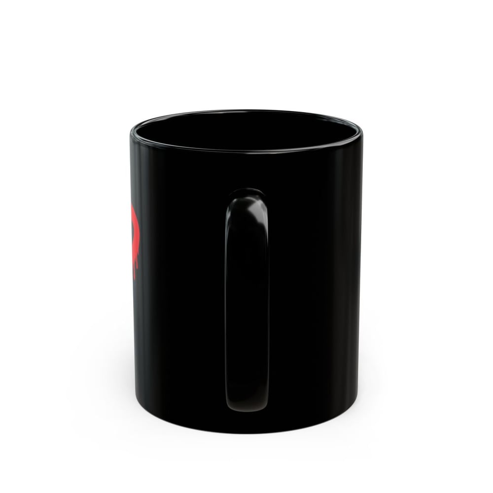 Image of Black Mug – Red "Hoes Mad? Your Honor" Graphic Coffee Mug