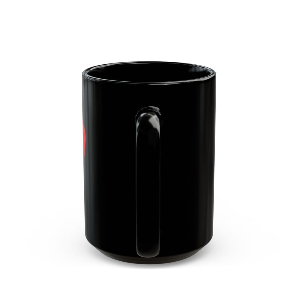 Image of Black Mug – Red "Hoes Mad? Your Honor" Graphic Coffee Mug