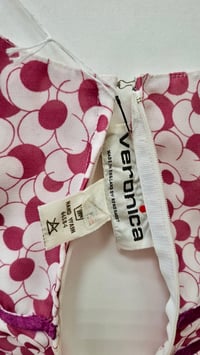 Image 5 of Vintage Late 60s Veronica by Rembrandt Pink Spotted Empire Line Dress (Size 8)