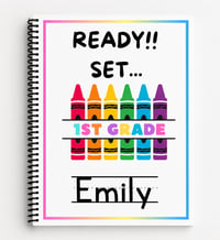 Image 1 of Personalized 1st grade Workbook ( Now 27 pages) 