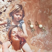 Image 1 of Maite oorbellen met strikje 