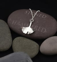 Silver Ginkgo Necklace