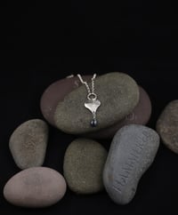 Image 1 of Sapphire Heart Necklace