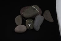 Image 2 of Sapphire Heart Necklace