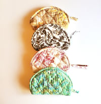 Image 1 of Quilted Clamshell Pouch