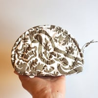 Image 3 of Quilted Clamshell Pouch