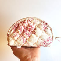 Image 4 of Quilted Clamshell Pouch