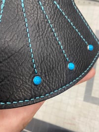 Image 2 of Battle Axe Mudflap - Black/ Teal
