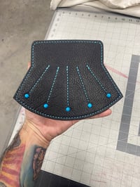 Image 1 of Battle Axe Mudflap - Black/ Teal