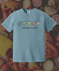 Dancing Crawfish T-Shirt - Ice Blue