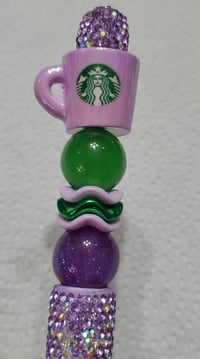 Image 3 of Starbies Coffee Mug Rhinestone Pens 