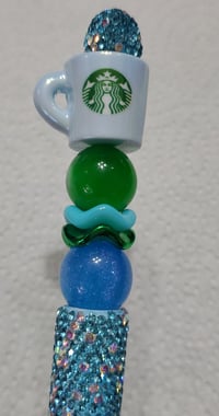 Image 6 of Starbies Coffee Mug Rhinestone Pens 