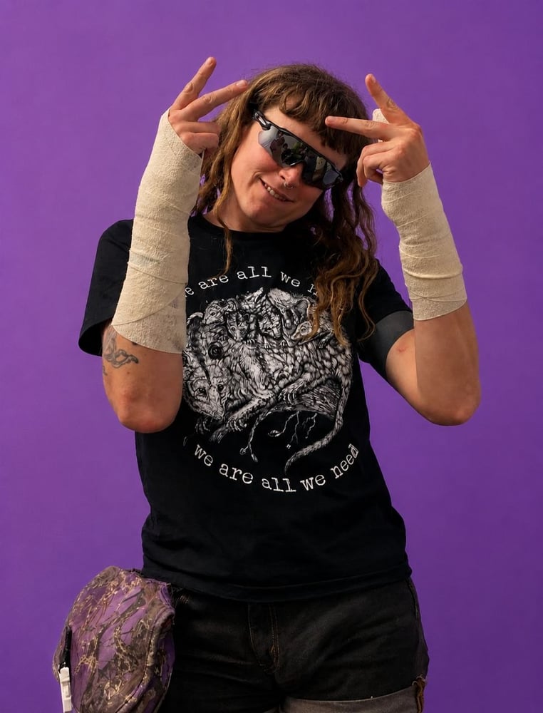 Image of "we are all we have" | FreeDes.net benefit shirt
