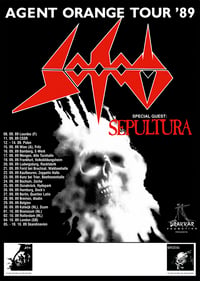 Sodom - Agent Orange Tour '89 (+ Sepultura)