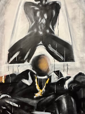 TOMMYS CRIB p3 ORIGINAL PAINTING - 2.5 x 5 FT